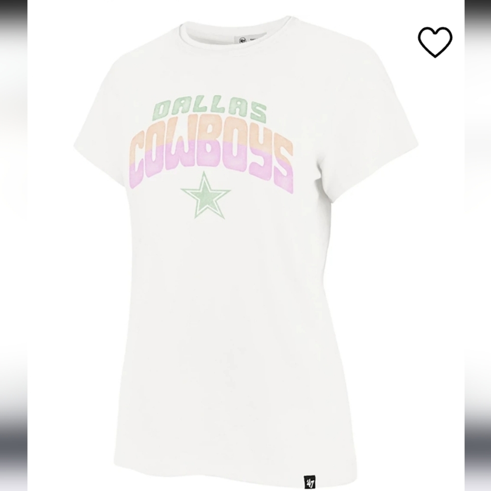 '47 Women's Dallas Cowboys Far Out Frankie Short Sleeve T-shirt